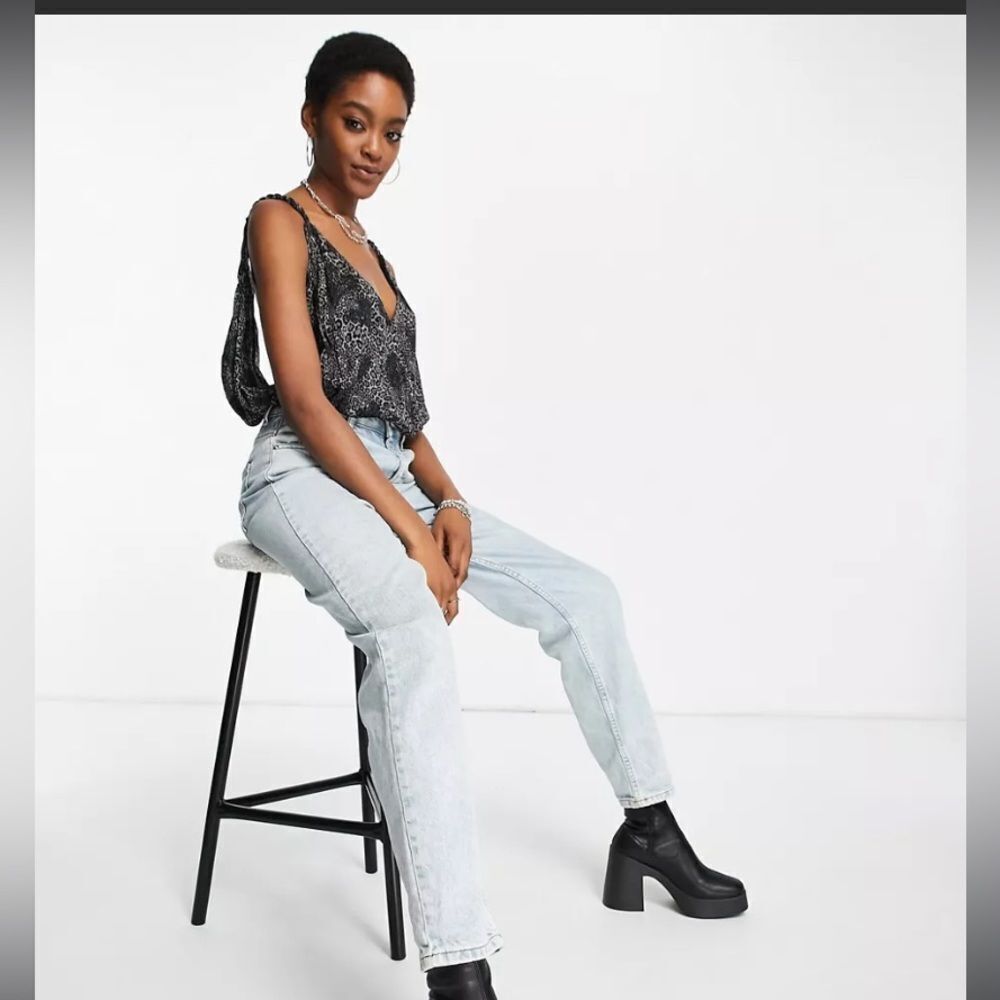 Free People Revolve Siren Song Wrap Bodysuit Size M